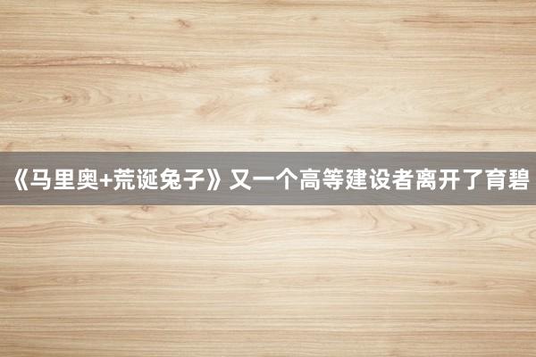 《马里奥+荒诞兔子》又一个高等建设者离开了育碧