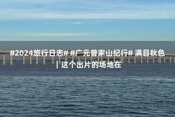 #2024旅行日志# #广元曾家山纪行# 满目秋色｜这个出片的场地在