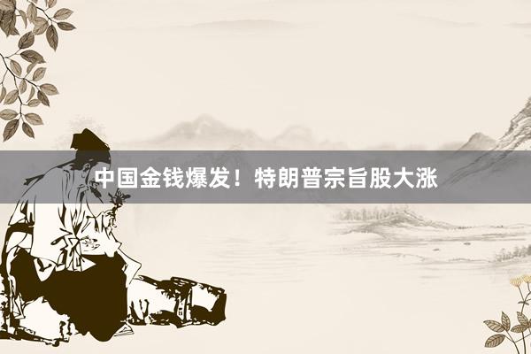中国金钱爆发！特朗普宗旨股大涨