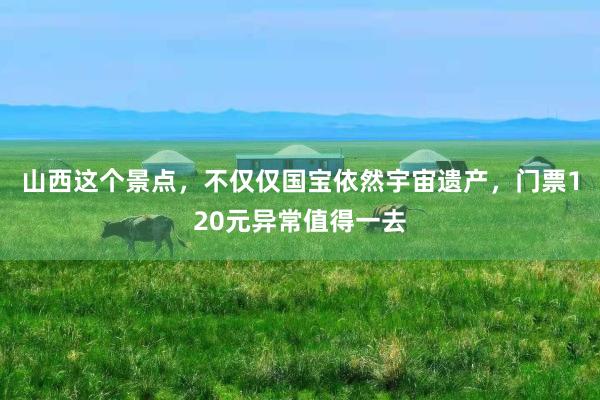 山西这个景点，不仅仅国宝依然宇宙遗产，门票120元异常值得一去