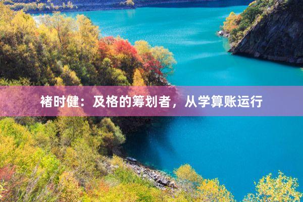 褚时健：及格的筹划者，从学算账运行