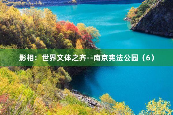 影相：世界文体之齐--南京宪法公园（6）